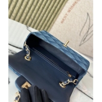 Promotional Chanel Quilted Denim Classic Mini Flap bag A69900 Blue 2025