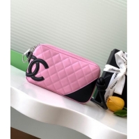 Good Taste Chanel Quilted Calfskin Leather Hobo Bag with Maxi CC AS6328 Pink 2025