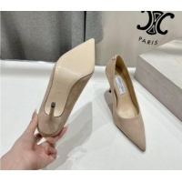 Buy Luxury Jimmy Choo Love Pumps 8.5cm in Suede Beige 1113045