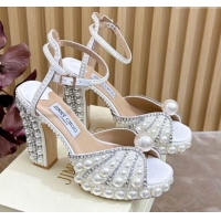 Trendy Design Jimmy Choo Sacaria Platform Sandals 13cm in Pearls and Strass 0225016