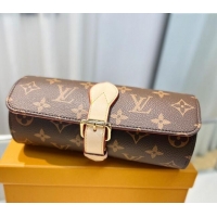 Best Quality Louis Vuitton Watch Case 3 Classic Monogram M47530 2025