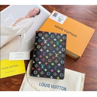 Well Crafted Louis Vuitton LV x TM Passport Cover M12056 Black/Multicolor 2025