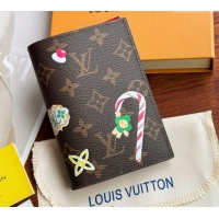 Good Product Louis Vuitton Vivienne Passport Cover 0312 Red 2025