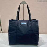 Top Quality Prada Nylon Tote Bag 1BG184 Black 2025