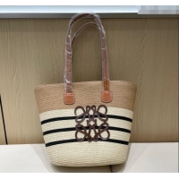 Best Quality Loewe Straw Basket Bag 0312 Beige/Khaki 2025