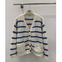 Traditional Specials Loewe Straiped Cardigan 1203 White/Blue 2024