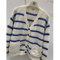 Traditional Specials Loewe Straiped Cardigan 1203 White/Blue 2024