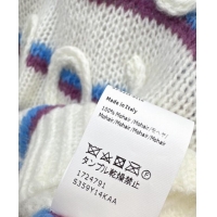 Affordable Price Loewe Straiped Sweater 1203 White/Blue 2024