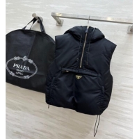 Affordable Price Prada Down Down Vest 0106 Black 2025