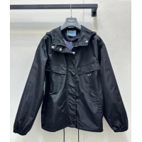 Luxury Discount Prada Nylon Jacket 021403 Black 2025