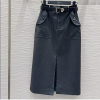 Most Popular Prada Cotton Skirt C030605 Grey 2025