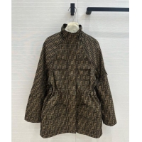 Buy Discount Fendi FF Coat 1203 Brown 2024