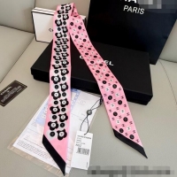 Good Taste Chanel CC Bloom Silk Bandeau Scarf 6x120cm CH031902 Pink 2025