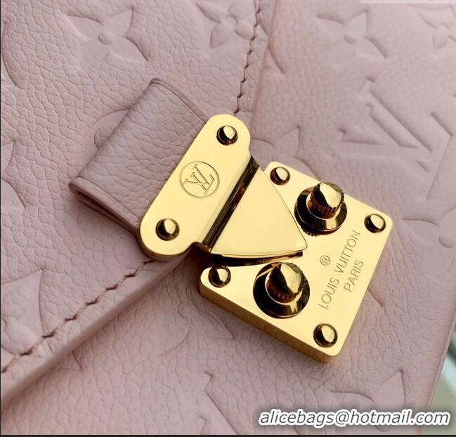 Best Quality Louis Vuitton Pochette Métis East West Bag in Monogram Grained Calfskin M47045 Light Pink 2025