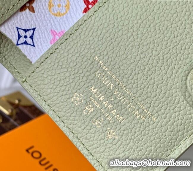 Best Price Louis Vuitton LV x TM Lisa Wallet M14088 Green Tea 2025