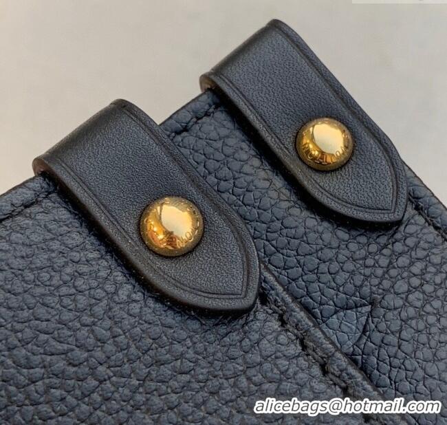Shop Promotional Louis Vuitton OnTheGo GM Tote Bag in Monogram Empreinte Giant Leather M44925 Black 2025