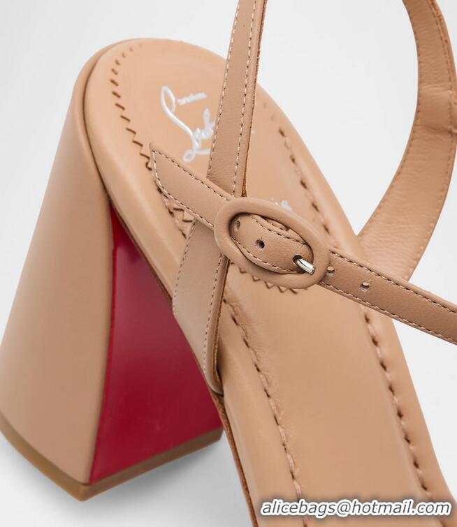 ​Trendy Design Christian Louboutin Miss Jane Red Sole Ankle-Strap Sandals CL5462 Blush