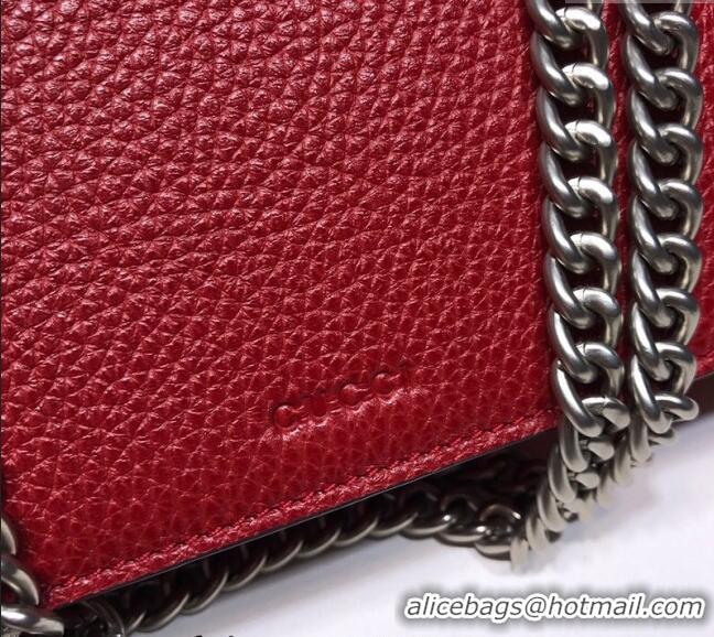 Best Price Gucci Dionysus Mini Leather Bag 421970 Red 2024