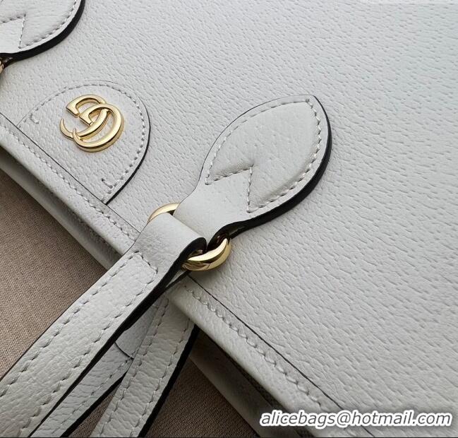 Fashion Discount Gucci Ophidia Leather Mini Tote Bag 765043 White 2024