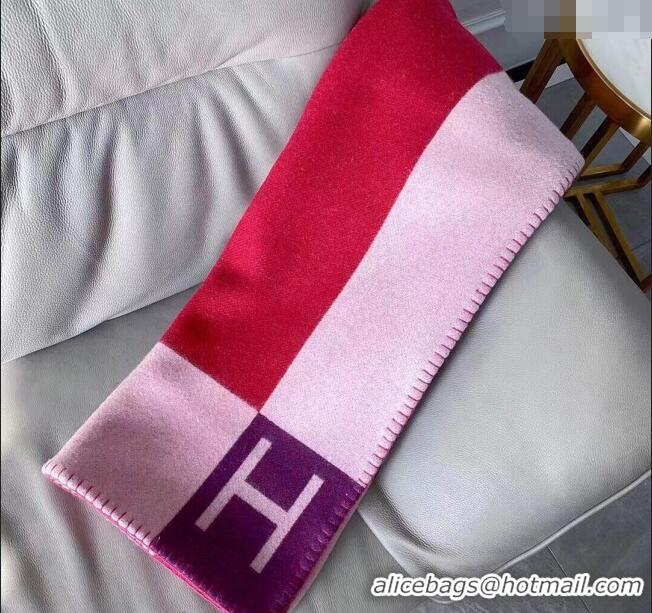 Buy Inexpensive Hermes Avalon Throw Wool Cashmere Blanket 140x170cm 0923 Pink 2022