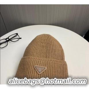 Buy Discount Prada Knit Hat PR112801 Brown 2024