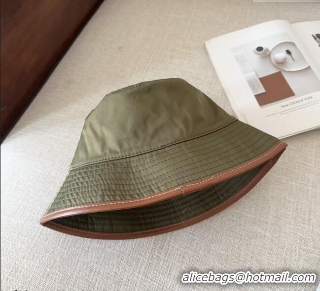 Top Grade Prada Nylon Bucket Hat 0115 Green 2025