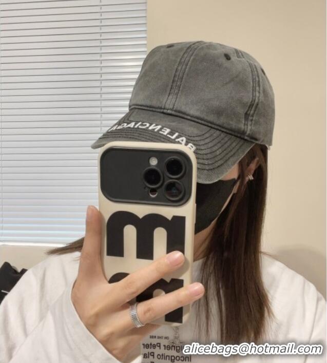 Top Grade Balenciaga Denim Baseball Hat B0112 Grey 2024