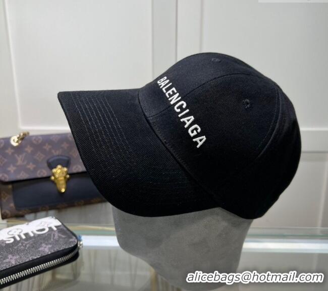 Low Cost Balenciaga Baseball Hat 040301 Black 2024