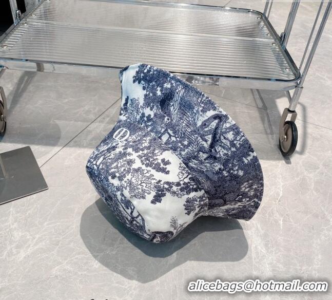 Buy Classic Dior Toile de Jouy Bucket Hat 0720 Dark Blue 2023