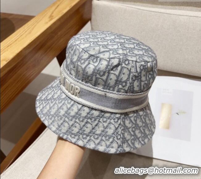 Reasonable Price Dior Oblique Bucket Hat 0301 Grey 2024