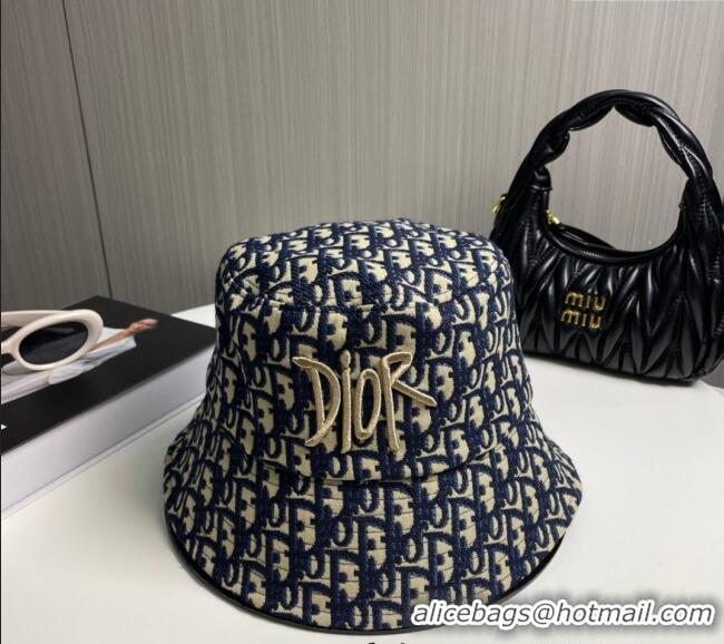 Well Crafted Dior Oblique Bucket Hat 0317 Blue 2025