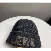 High Quality Discount Loewe Knit Hat 0913 Black 2024
