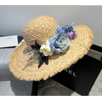 Well Crafted Miu Miu Straw Hat with Flower Charm M03172 2025