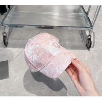 Spot Bulk Dior Toile de Jouy Baseball Hat 0720 Light Pink 2023