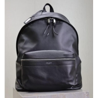Buy Discount Yves Saint Laurent City Leather Backpack Y55956 Black